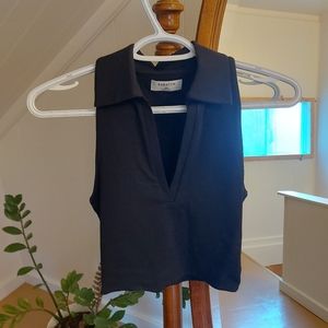 Babaton contour collared shirt